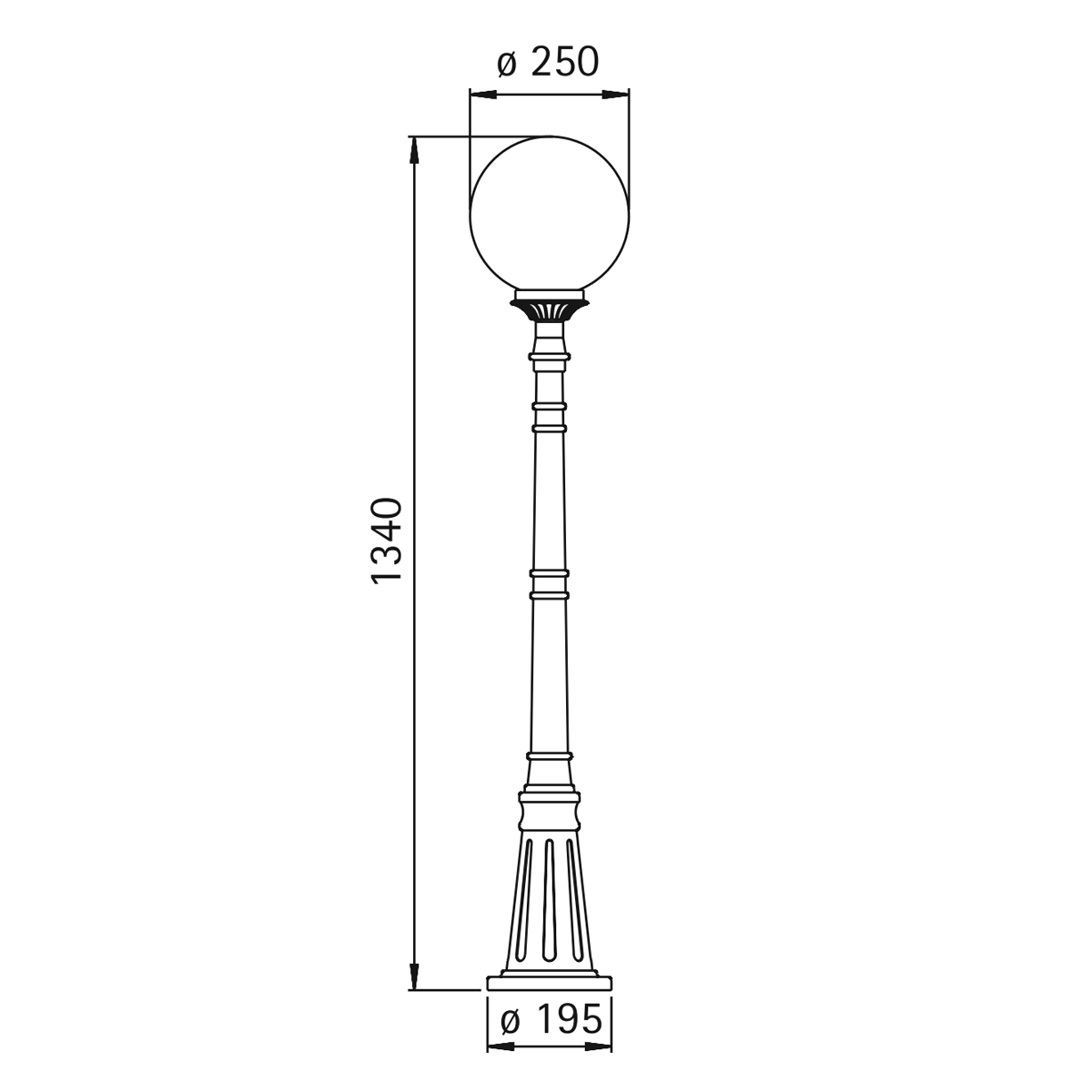 Albert Leuchten 2014 Wegeleuchte