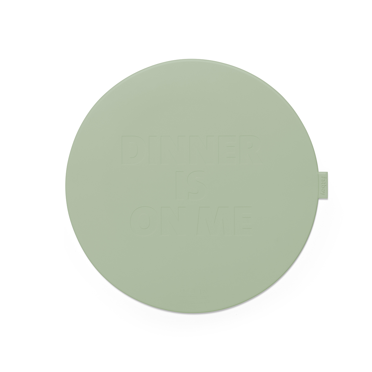 Fatboy Place-we-met Platzset, Mist green (mintgrün), Rückseite