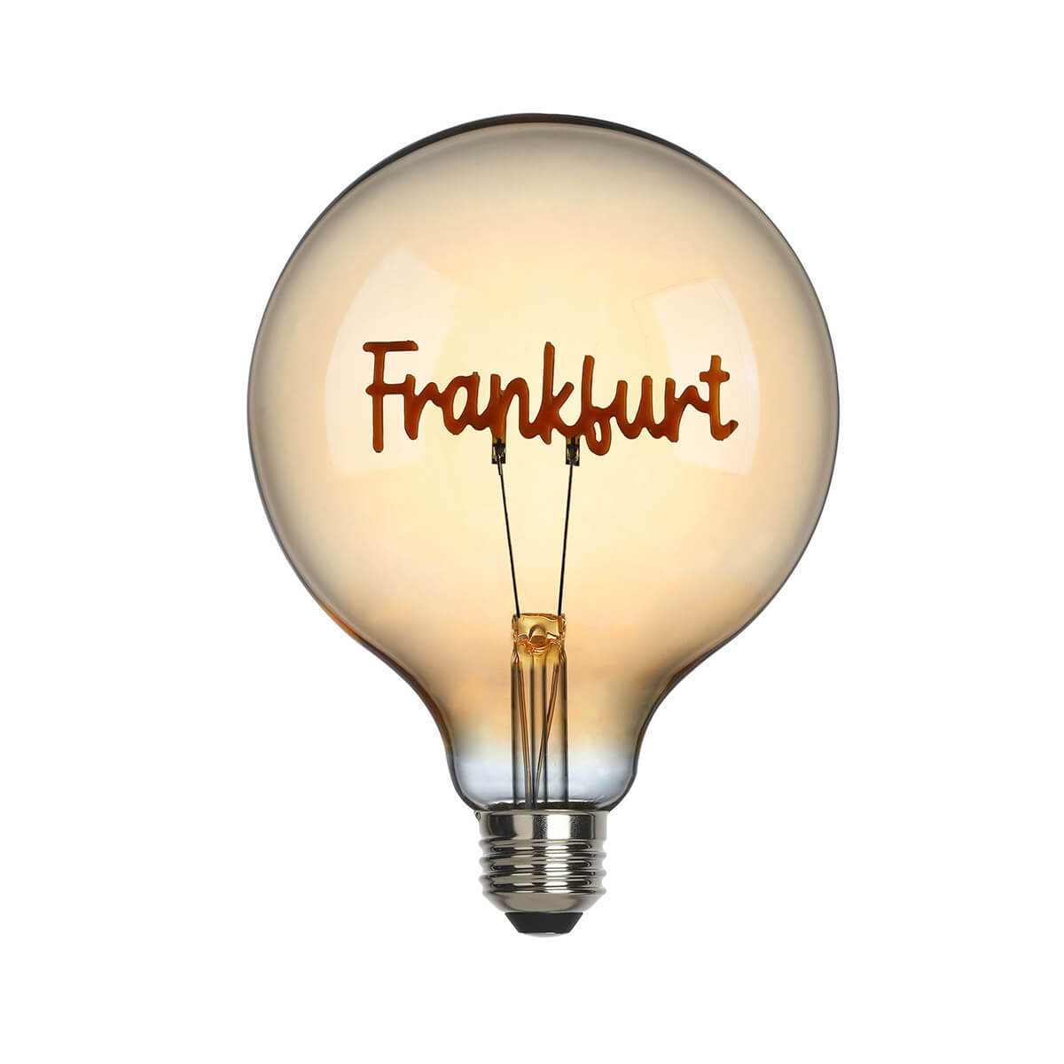 Frankfurt LED Filament Globelampe E27 Amber, 1,5 W 2000 K