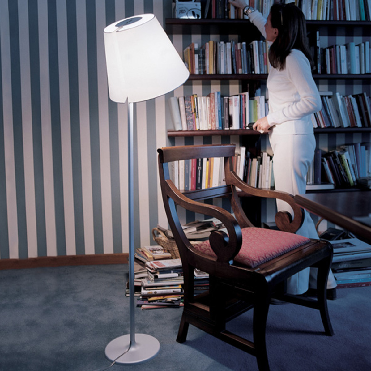 Artemide Melampo Mega Terra, aluminiumgrau