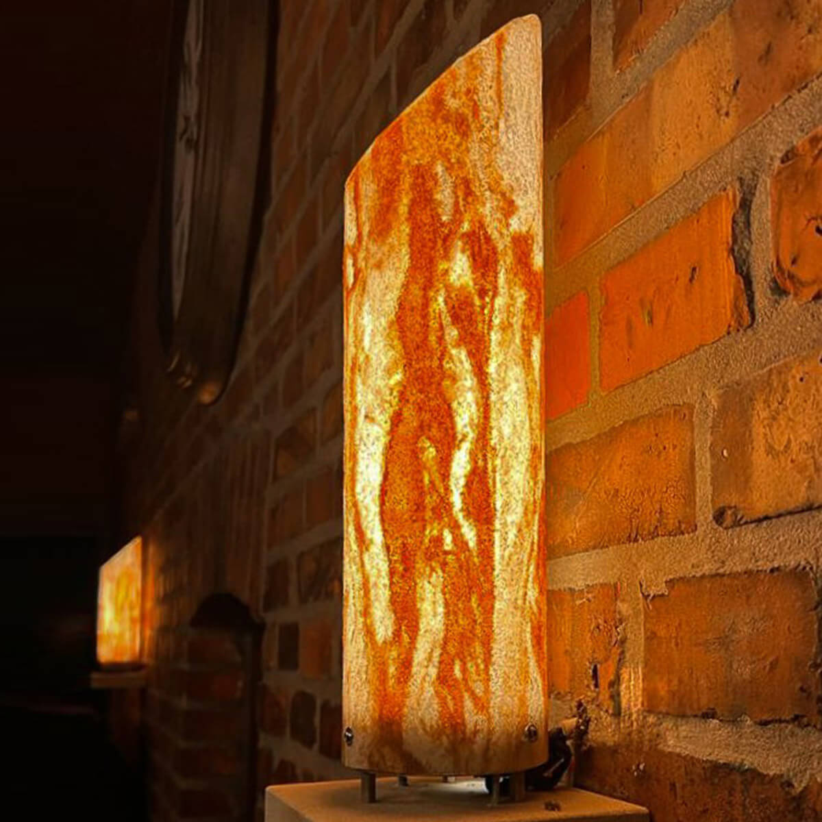 Epstein-Design Light Star Sahara LED Stehleuchte / Lichtsäule, Höhe: 41 cm, Sandstein
