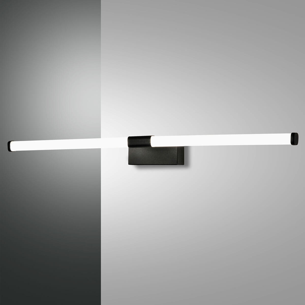 Fabas Luce Ago LED Wand- / Spiegelleuchte, Länge: 61,5 cm, schwarz