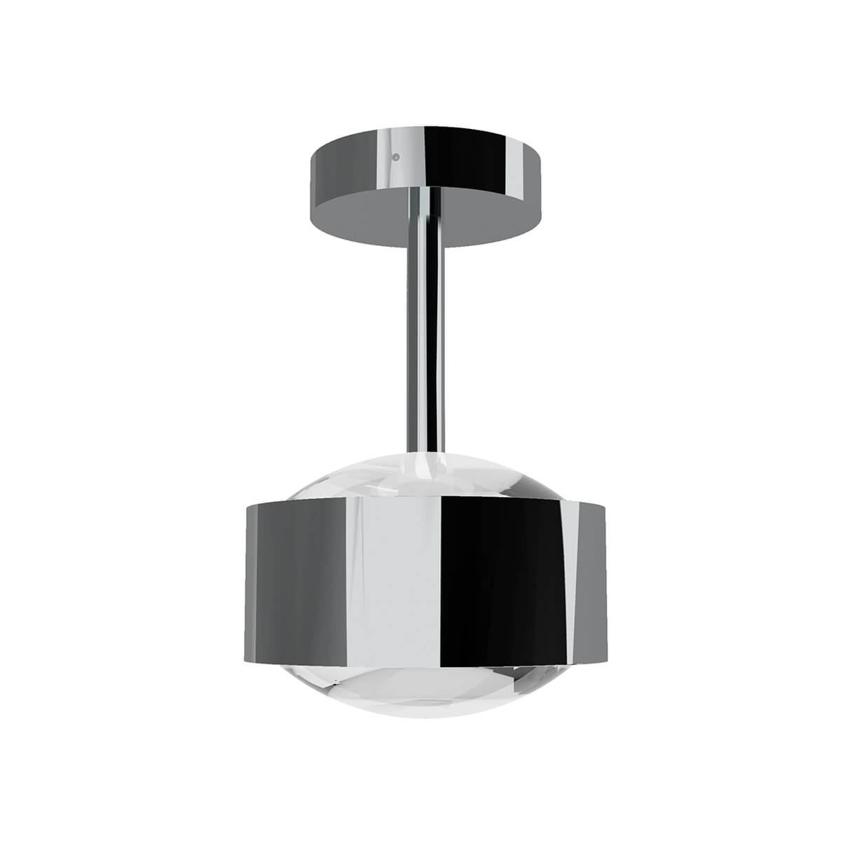 Top Light Puk Maxx Eye Ceiling Deckenleuchte, Gehäuse, Chrom, mit Linse klar (nicht inbegriffen)
