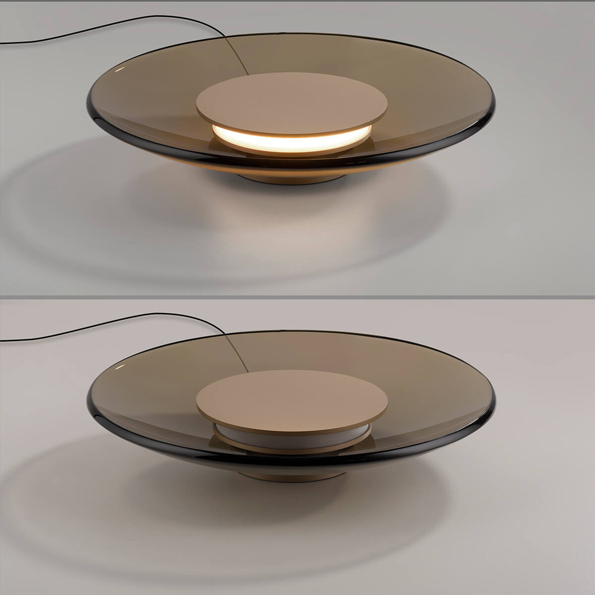 Neuhaus PURE Moon LED Tischleuchte, Bronze (ON/OFF)