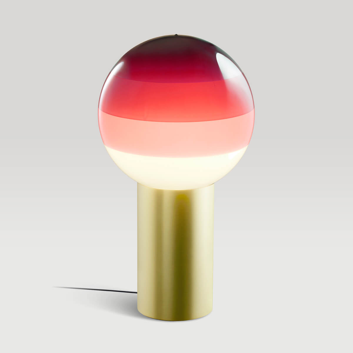 Marset Dipping Light M LED Tischleuchte, Schirm: bordeaux