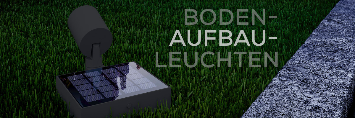Kategoriebanner Bodenaufbauleuchten outdoor Kategoriebanner Bodenaufbauleuchten outdoor