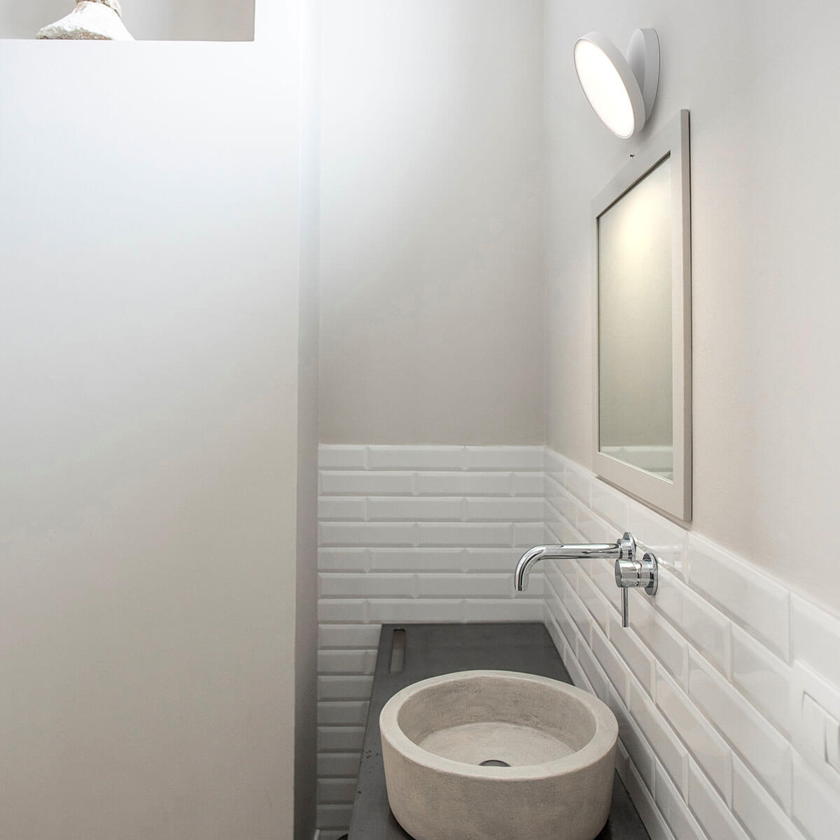 Rotaliana Venere W1 LED Wand- / Deckenleuchte, weiß matt
