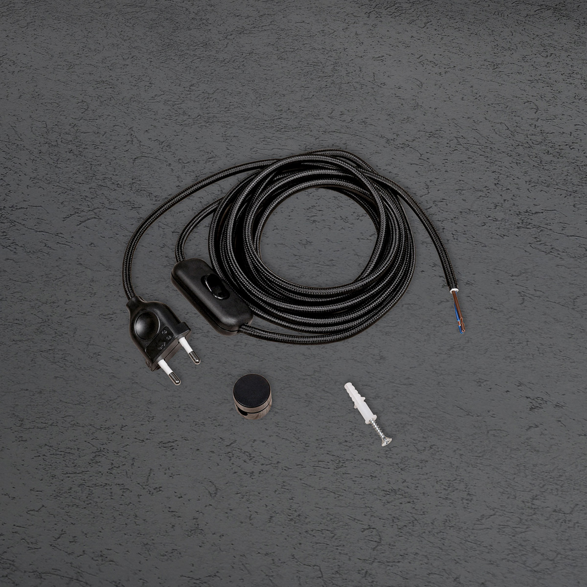 Escale Plug & Play Kabel für Blade und Loud LED Leuchten, schwarz