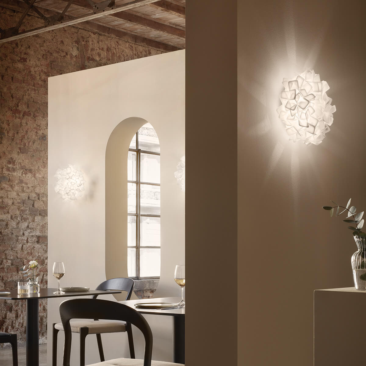 Slamp Clizia Ceiling / Wall Mini, white (weiß)