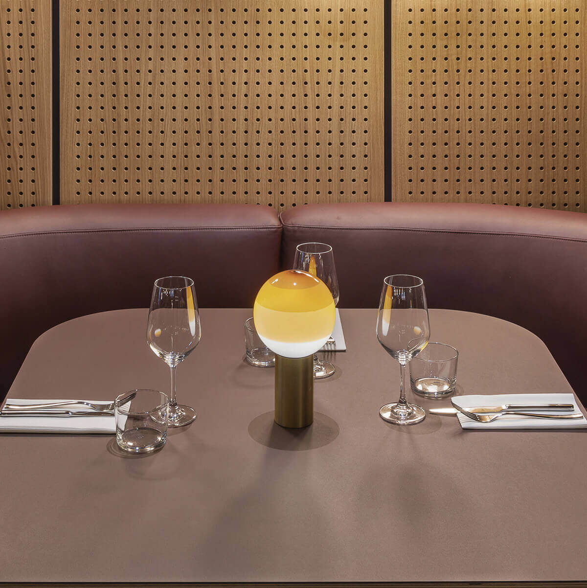 Marset Dipping Light Portable LED Akkuleuchte, Schirm: amber