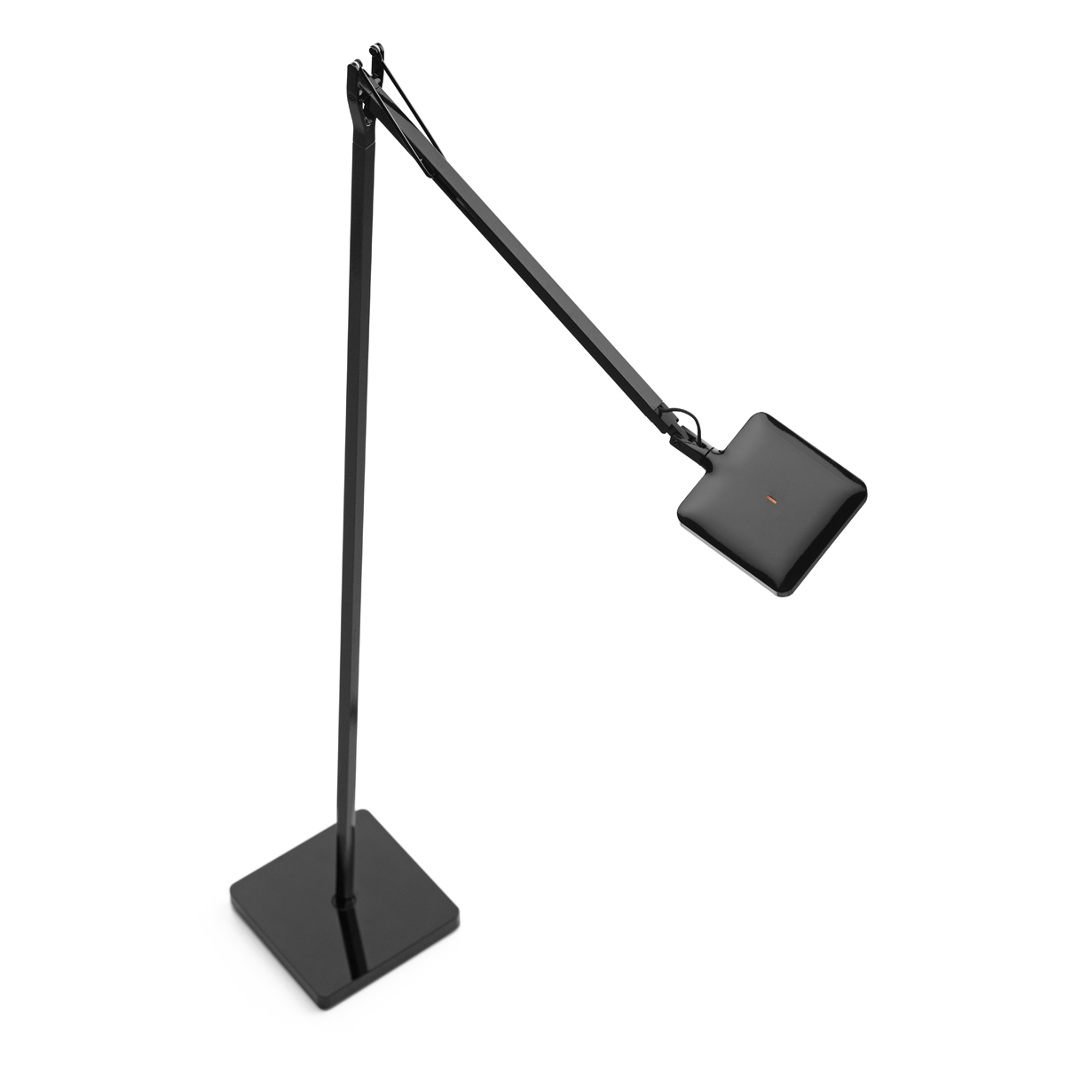 Flos Kelvin LED F Stehleuchte, schwarz glänzend
