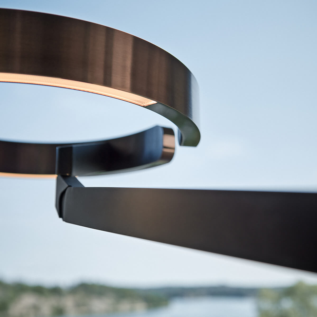 Occhio Gioia lettura "air" LED Leseleuchte, schwarz matt, Kopf: black phantom