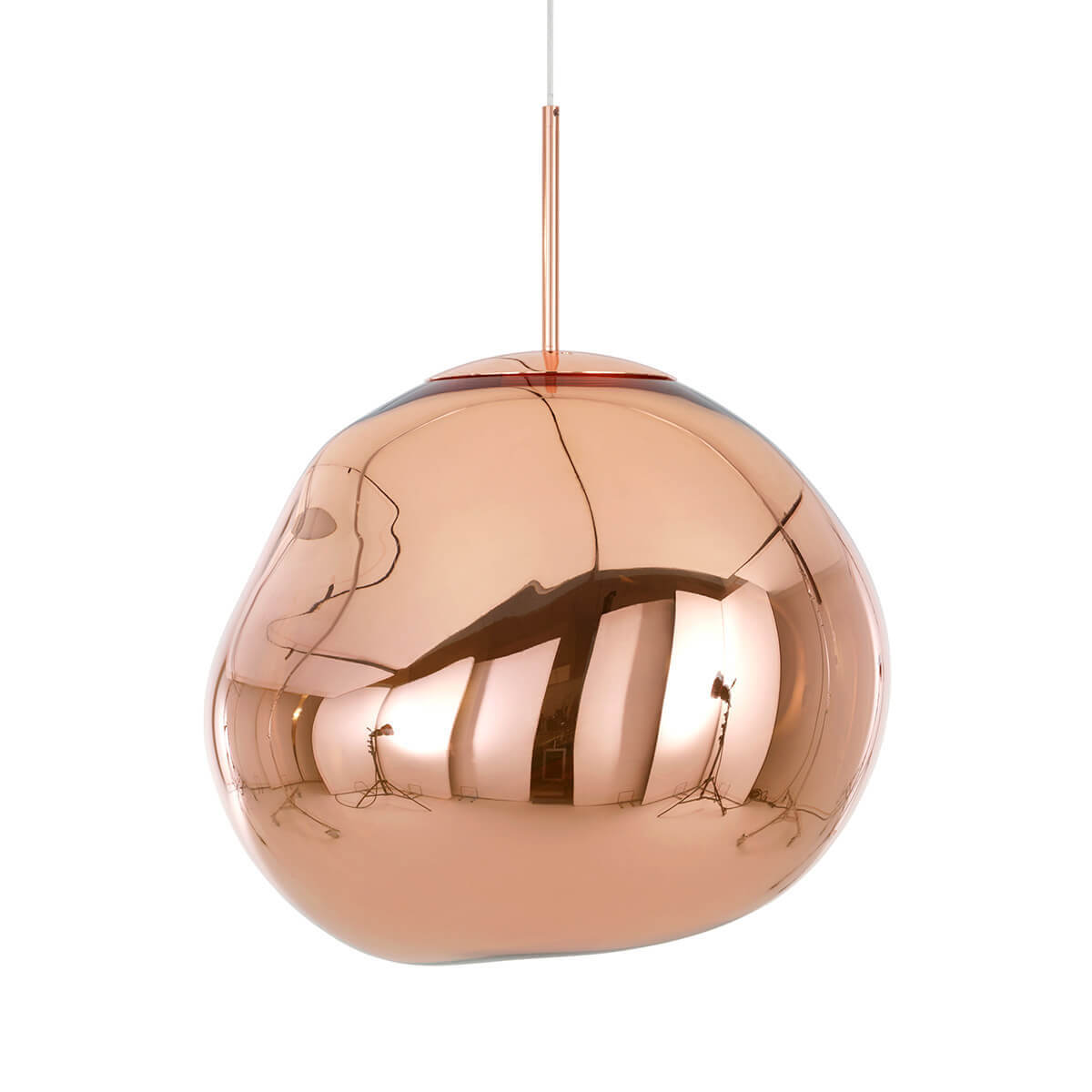 Tom Dixon Melt LED Pendelleuchte, Kupfer (ausgeschaltet)
