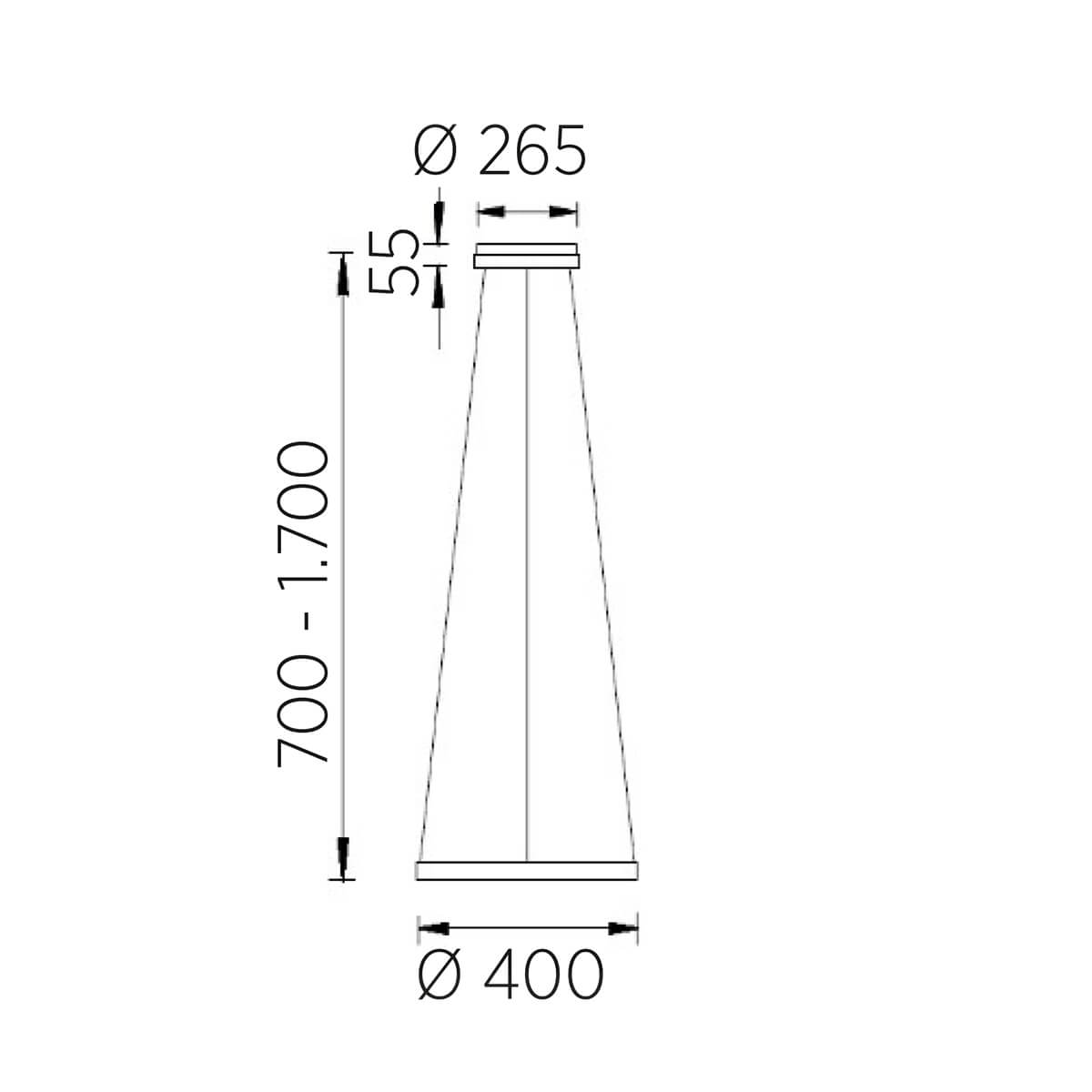 Lisa-40 LED Pendelleuchte