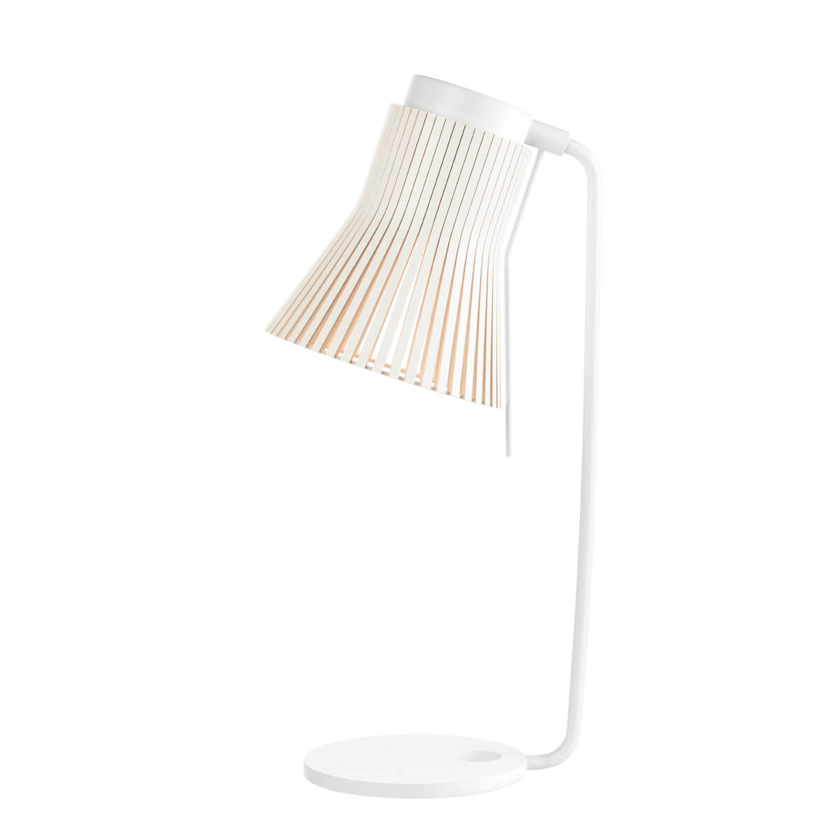 Secto Design Petite 4620 Tischleuchte, weiß, Schirm: weiß laminiert
