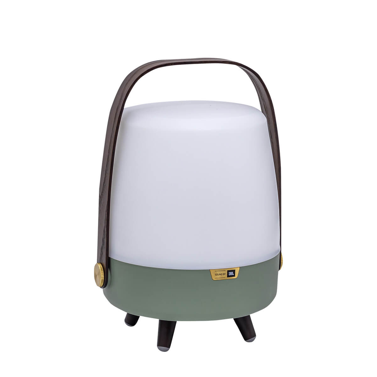 Kooduu Lite-up Play Mini 2.0 Sound by JBL LED Akkuleuchte & Bluetooth Lautsprecher, Petroleum (grün) (ausgeschaltet)