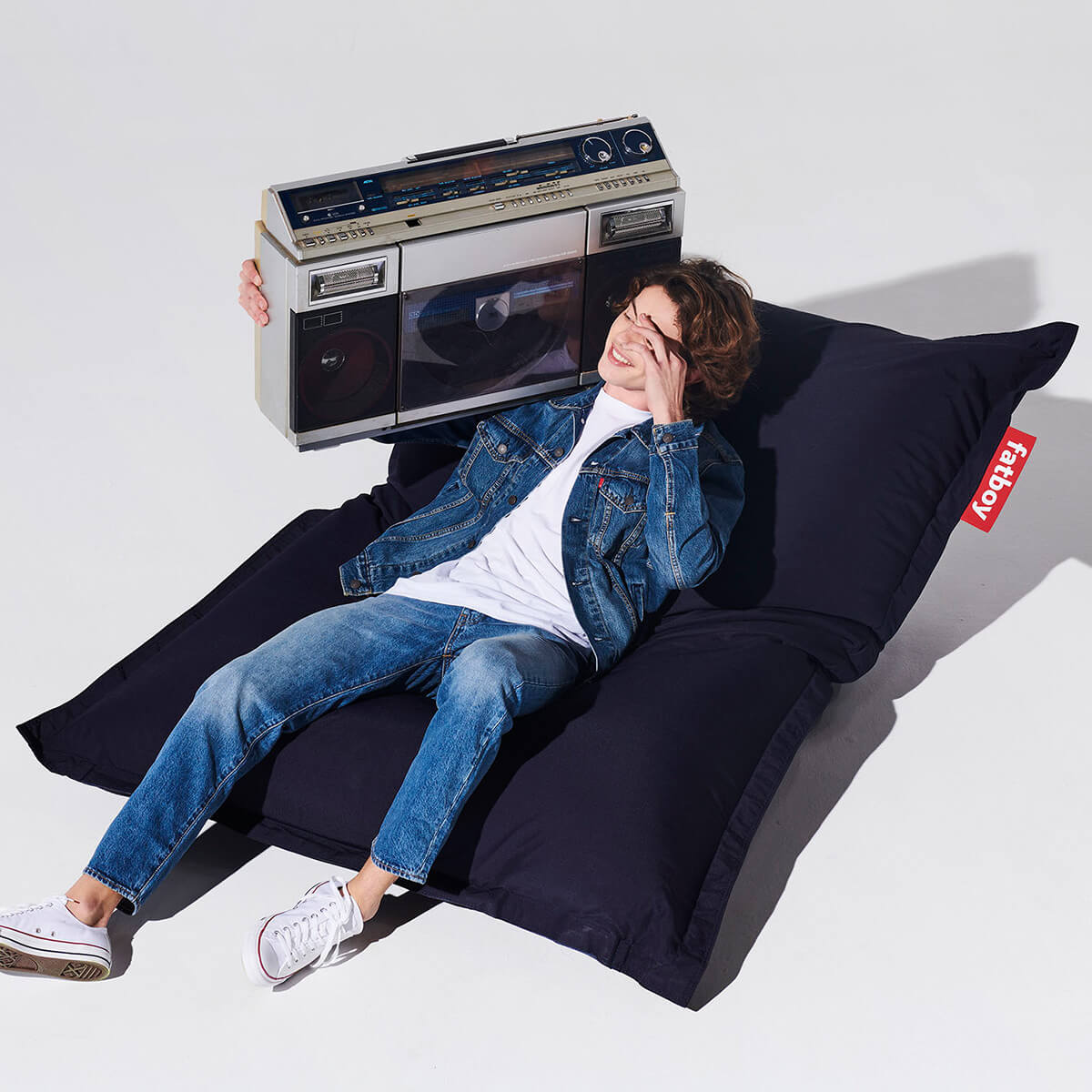 Fatboy Original Outdoor Sitzsack, Dark ocean (dunkelblau)