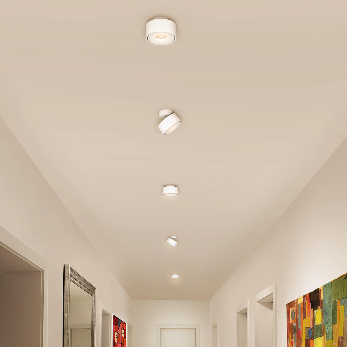 Bruck Vito 120 Spot 50° LV C LED Deckenaufbaustrahler, weiß