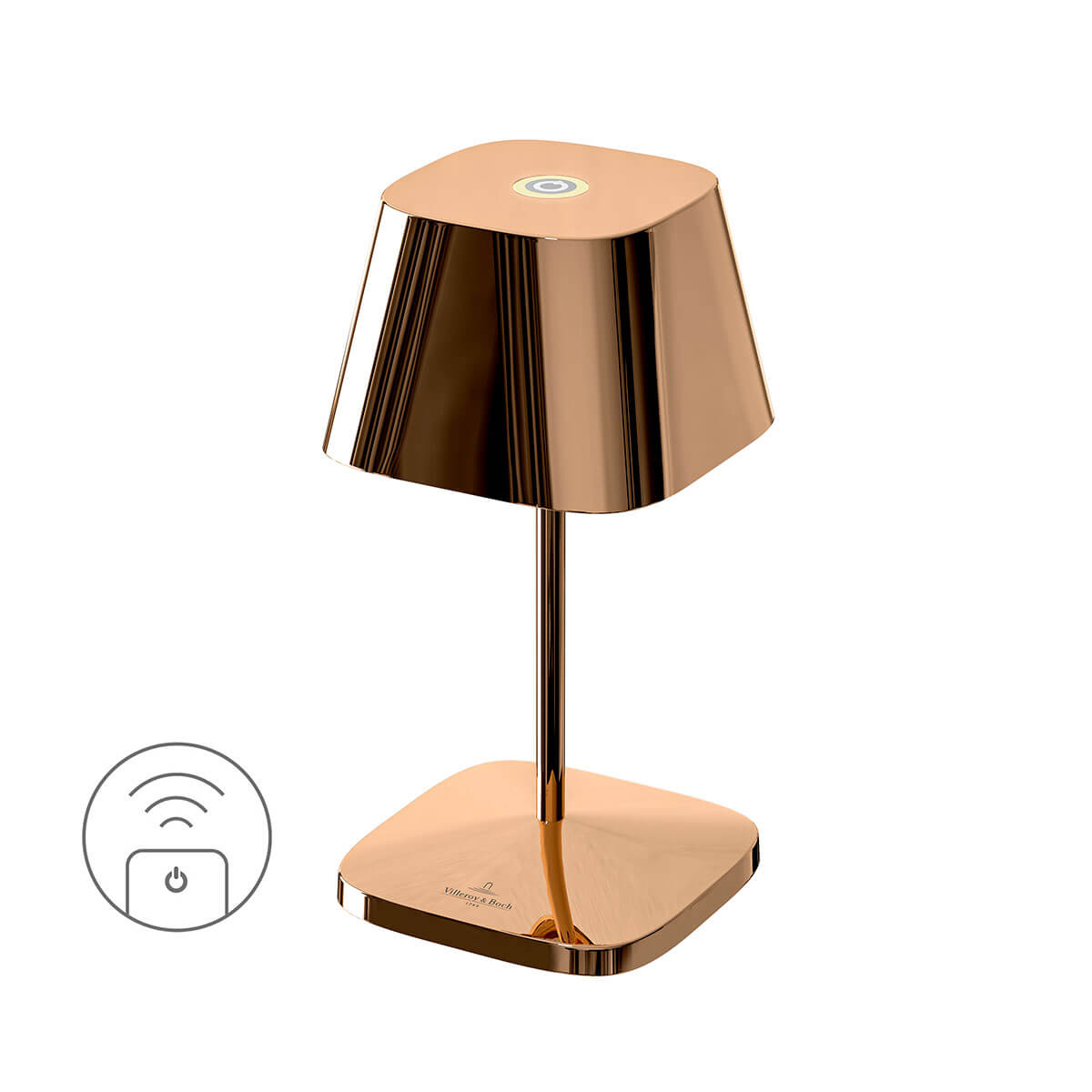 Villeroy & Boch Neapel RC LED Akkuleuchte, Roségold