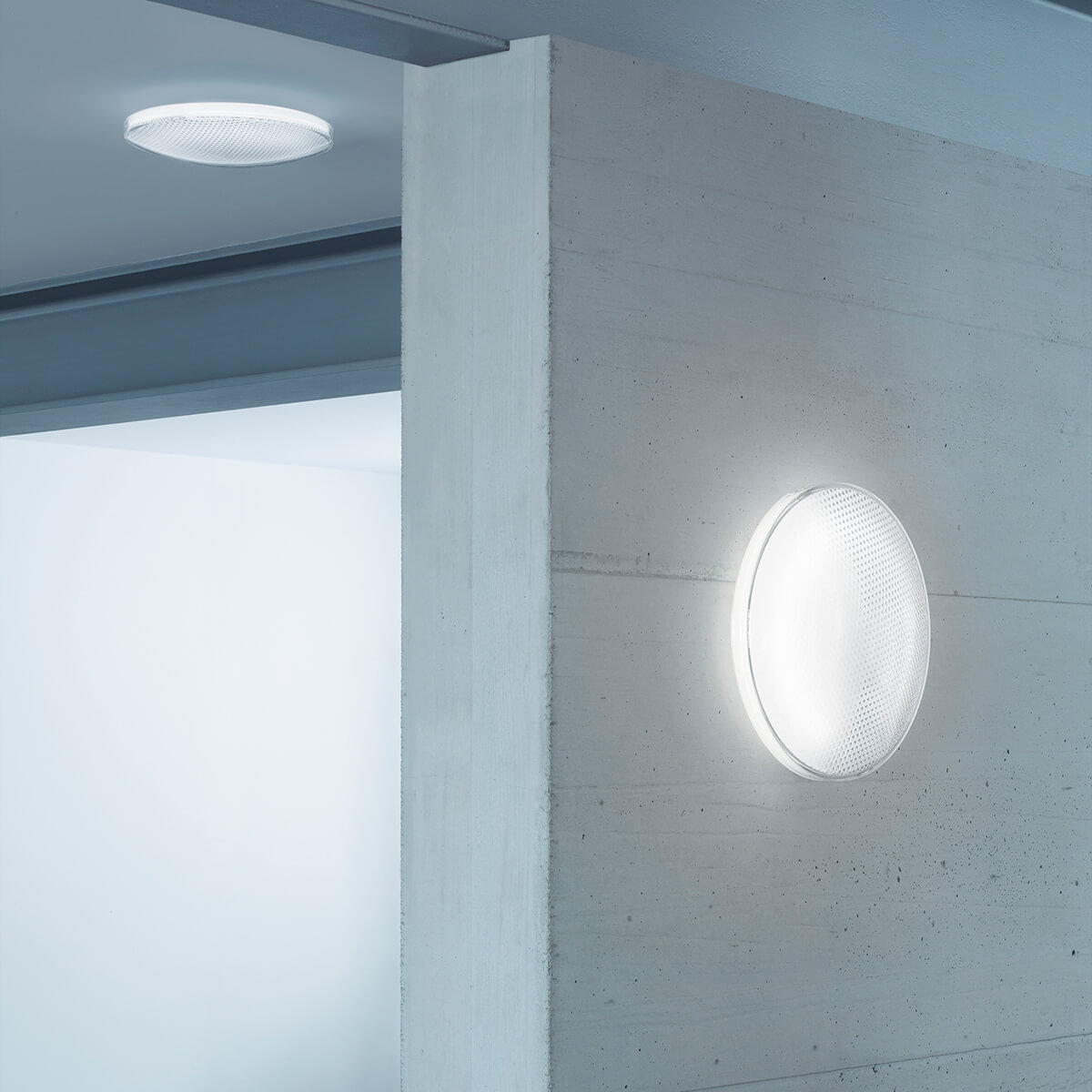 Belux O-Lite LED Wand- / Deckenleuchte, Acrylglas