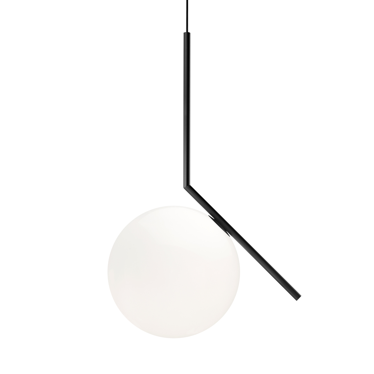 Flos IC S2 Pendelleuchte, schwarz (©Piero Fasanotto)