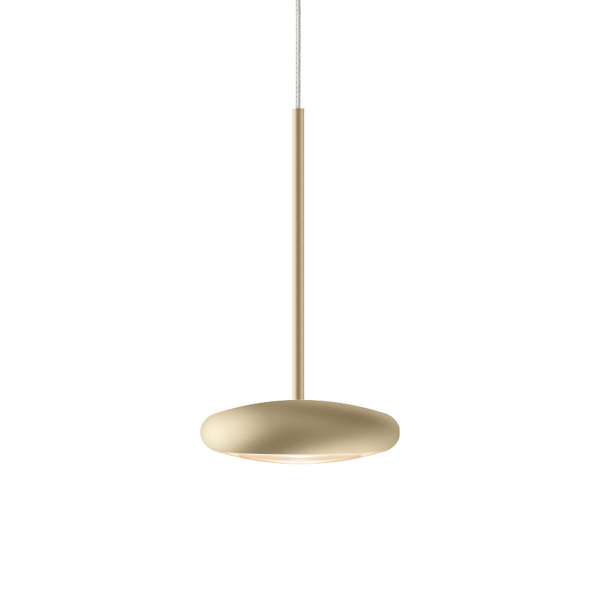 Bruck All-In Blop LED Pendelleuchte, champagner / weiß