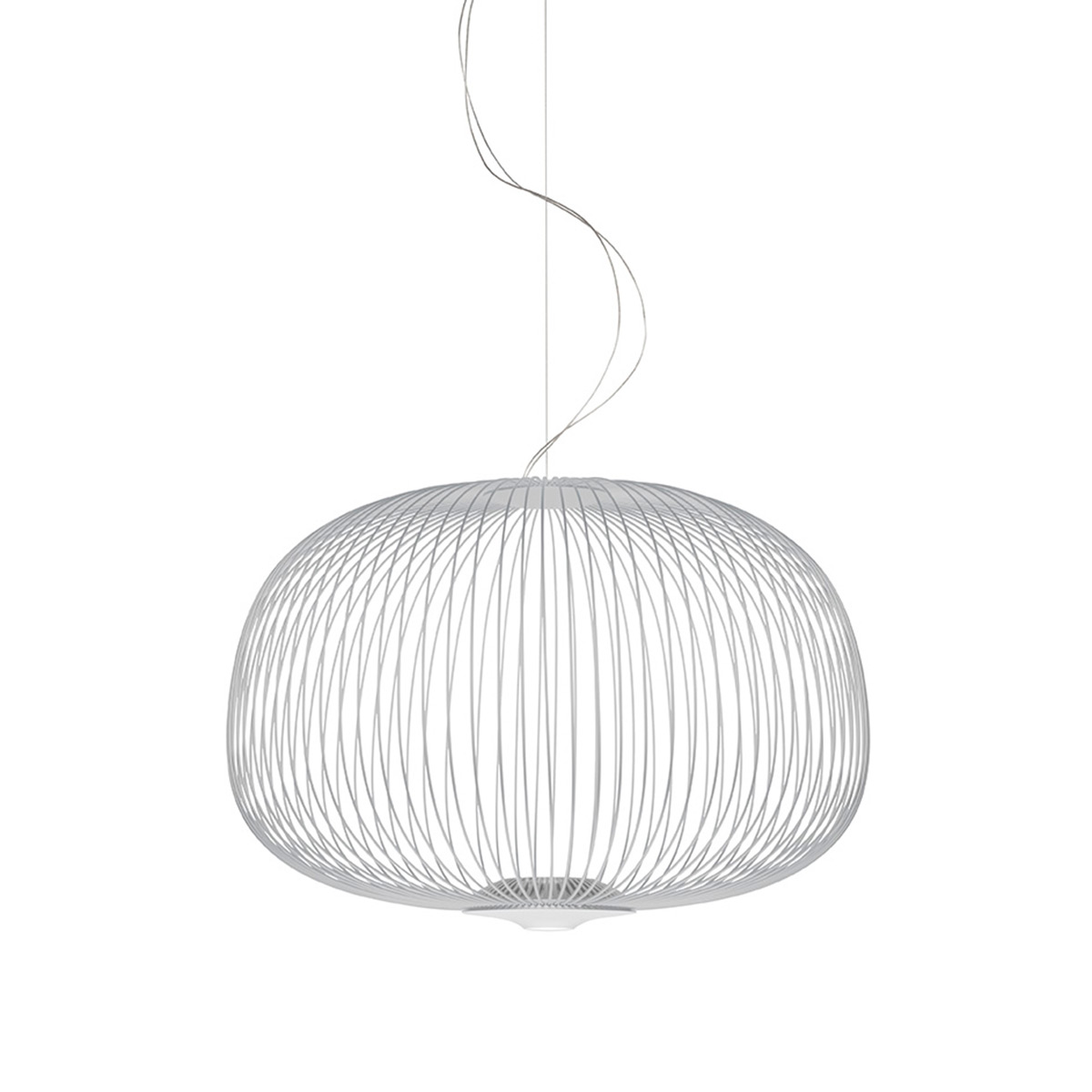 Foscarini Spokes 3 LED Sospensione, bianco (weiß)