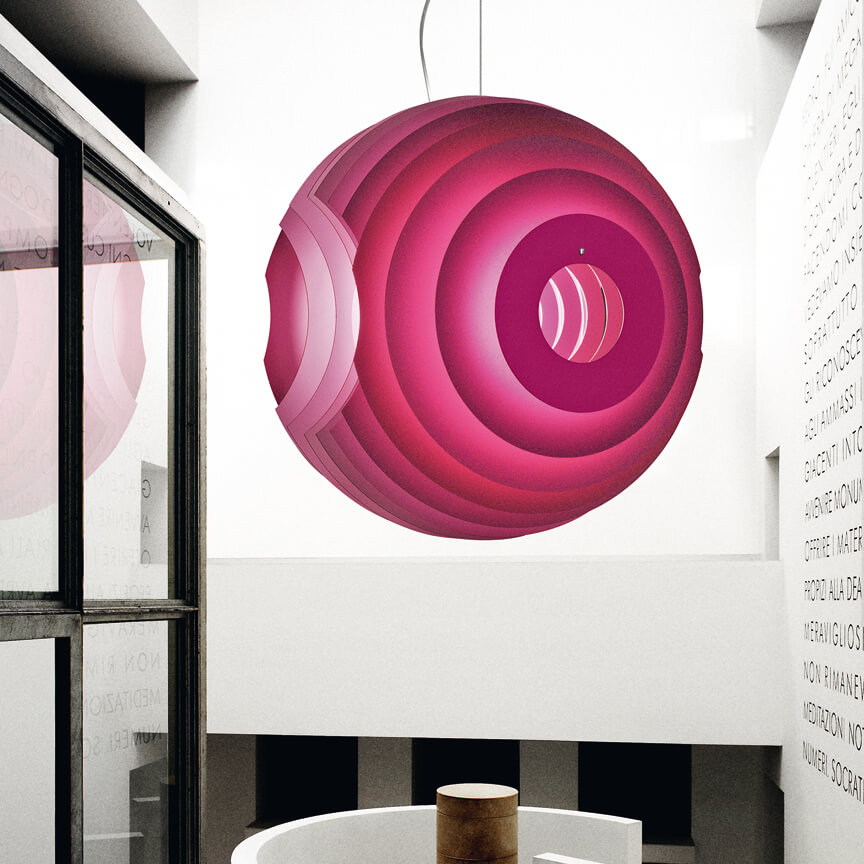 Foscarini Supernova Sospensione, fuchsia