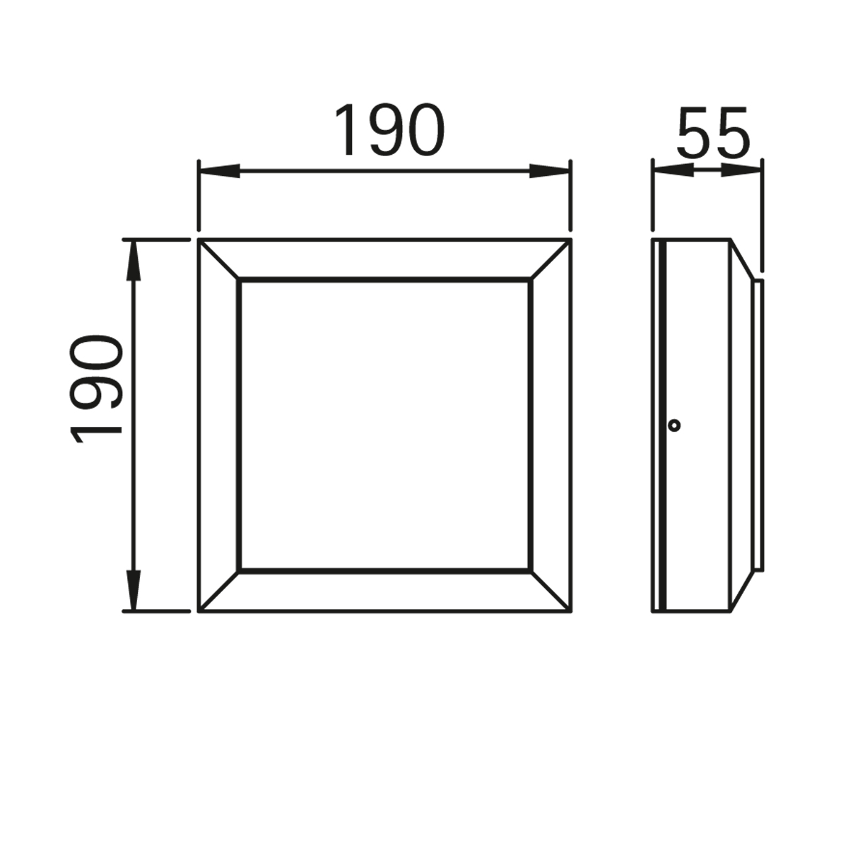 Albert Leuchten 6560 LED Wand- / Deckenleuchte