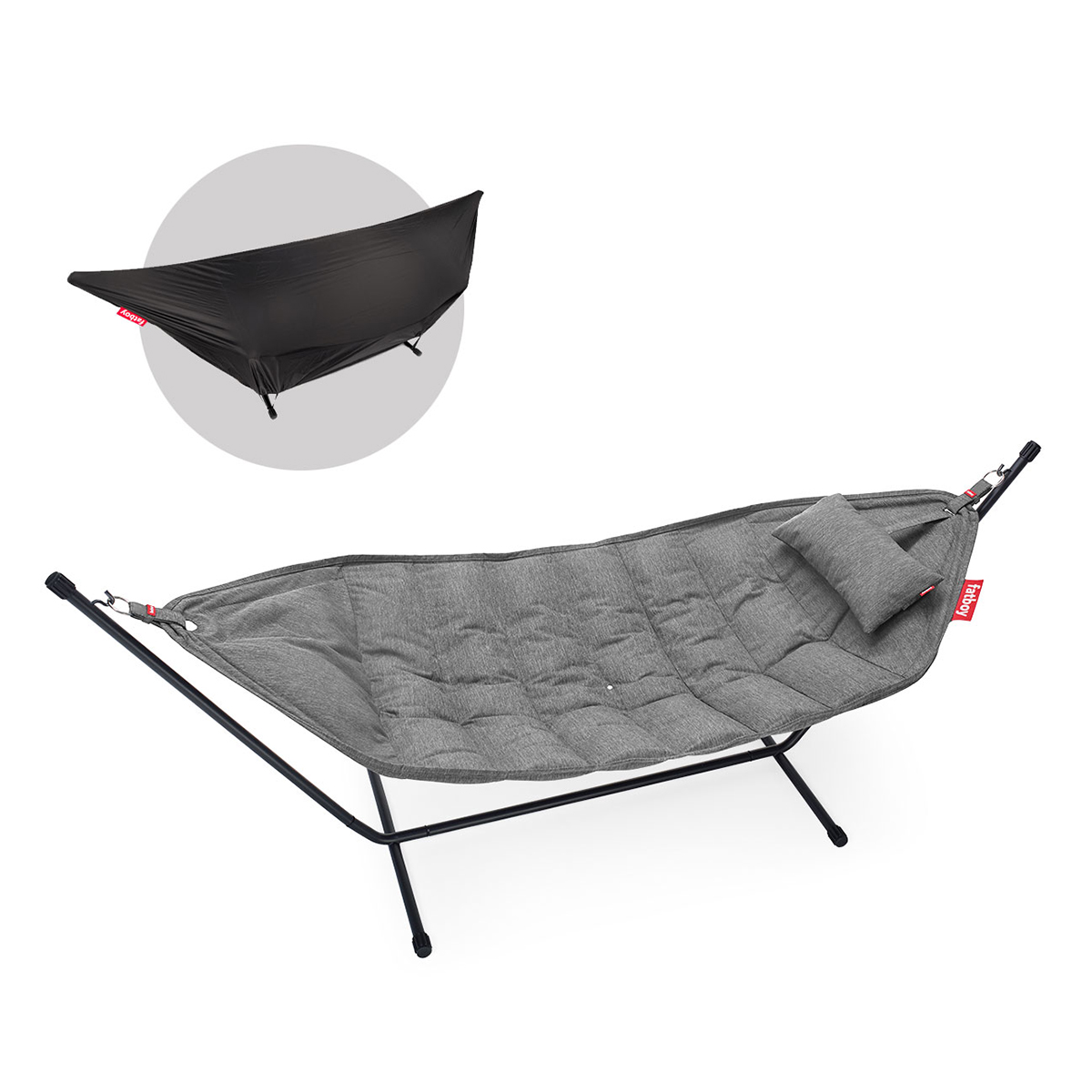 Fatboy Headdemock Superb Deluxe Hängematte, Rock grey (steingrau)