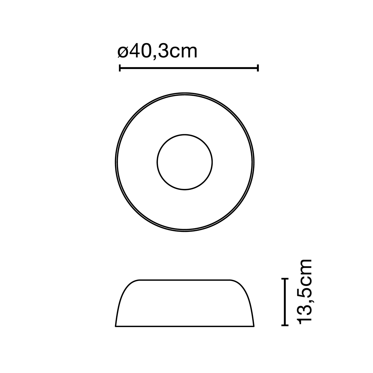 Marset Djembé 42.13 LED Deckenleuchte, Ø: 40,3 cm