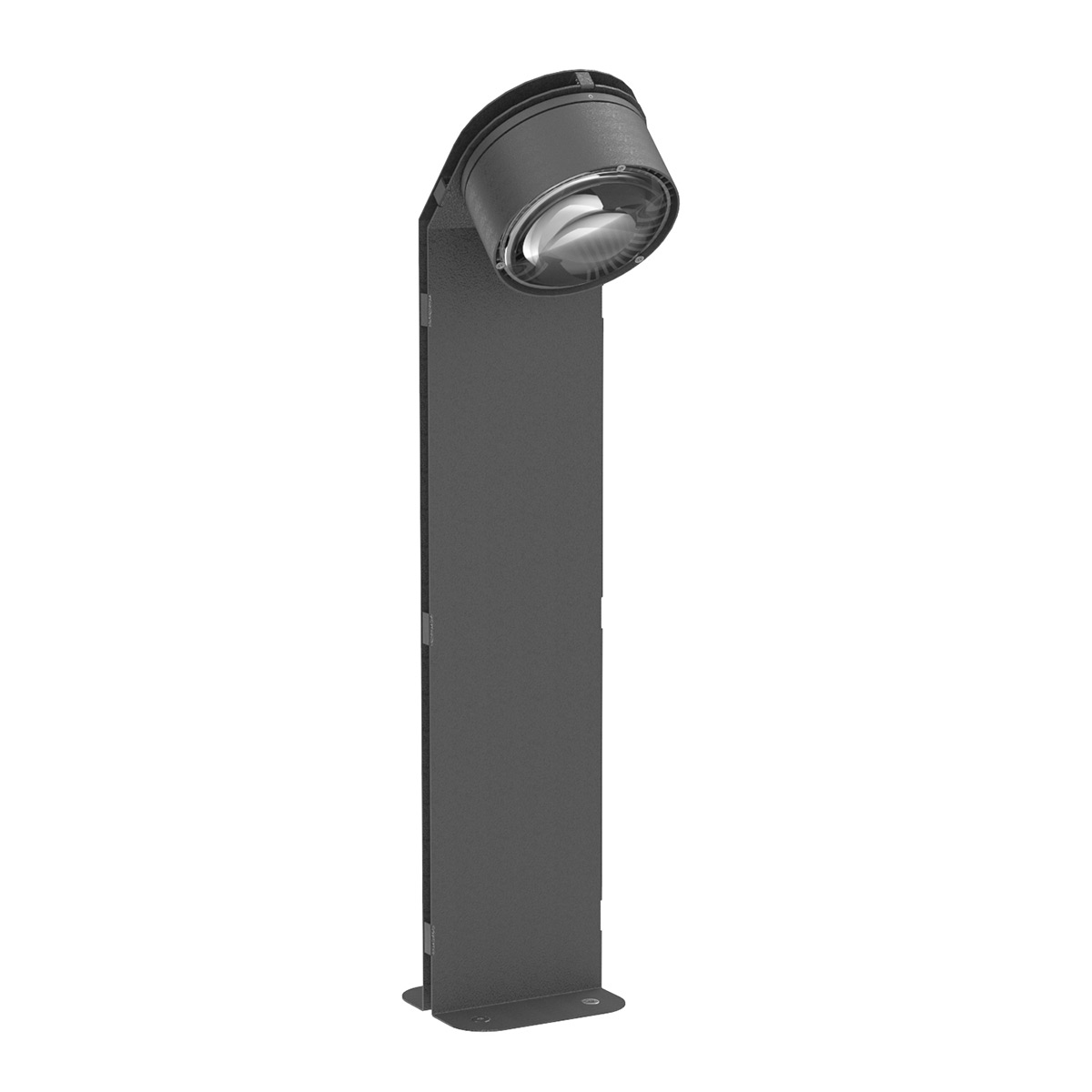 Top Light Puk Maxx Way II LED Pollerleuchte, Gehäuse, anthrazit matt feinstrukturiert, mit Linse klar (nicht inbegriffen)