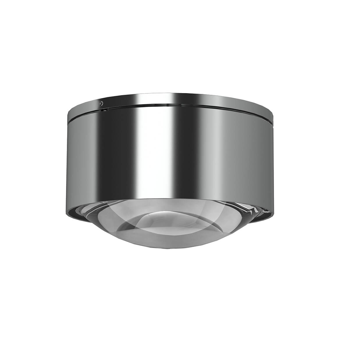 Top Light Puk Maxx One 2 Deckenleuchte, Gehäuse, Chrom matt, mit Linse klar (nicht inbegriffen)