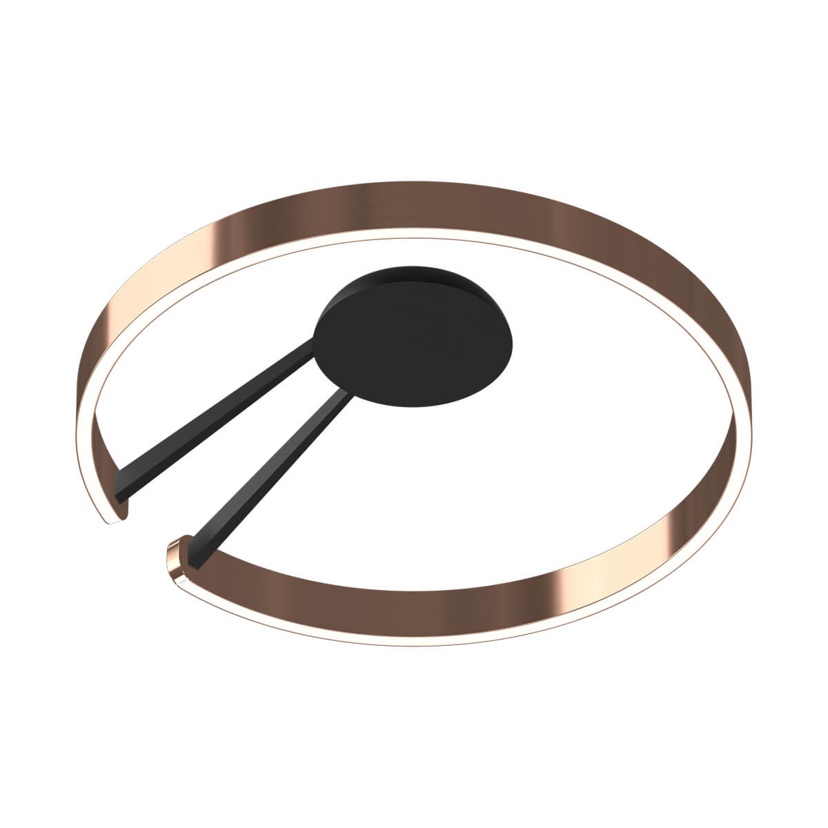 Mito aura 60 narrow LED Deckenleuchte, Base: schwarz matt