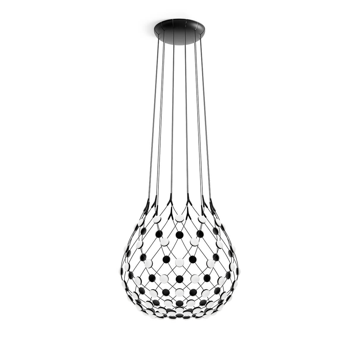 Luceplan Mesh LED Sospensione, Ø: 80 cm, Kabellänge: 500 cm