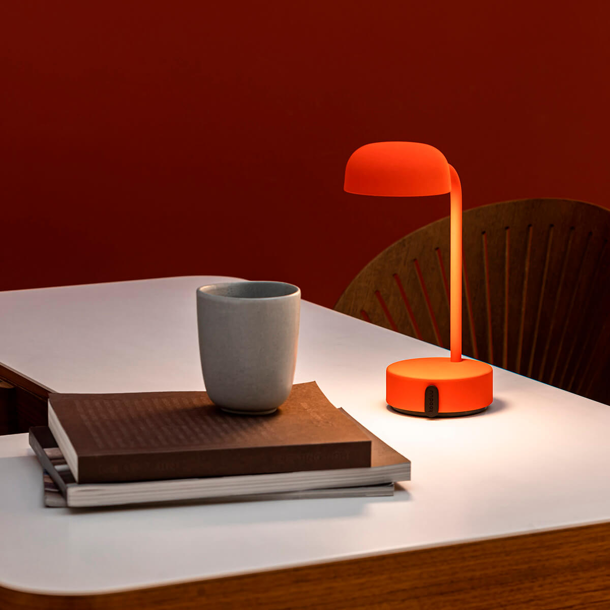 Kooduu Fokus LED Akkuleuchte, orange