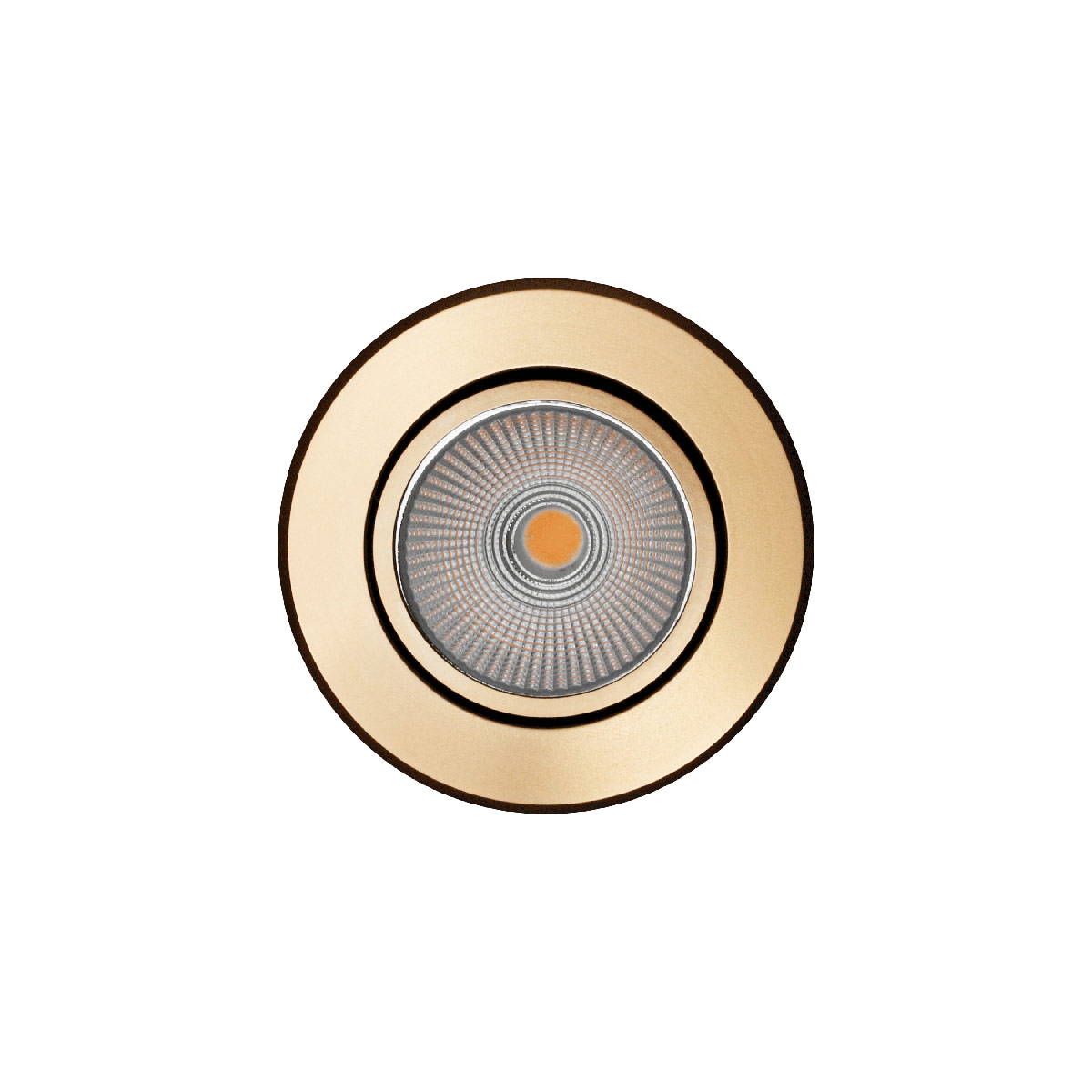 Mobilux MOBiDIM COB Classic R LED Einbaustrahler, Gold poliert