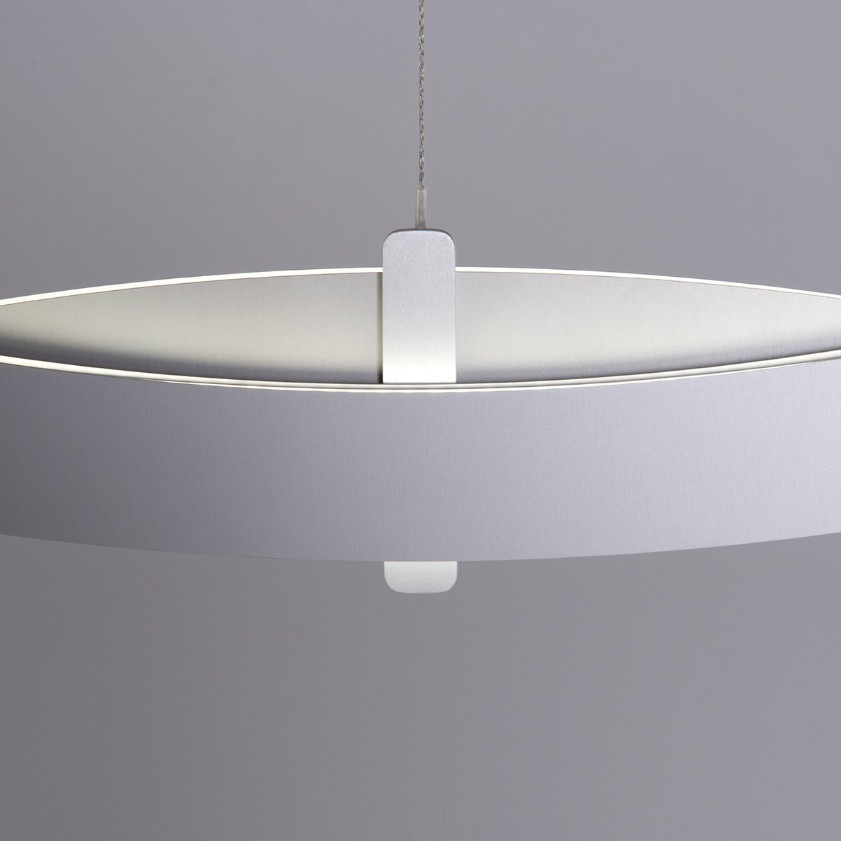 Bopp Plus Swing LED Pendelleuchte, Aluminium eloxiert