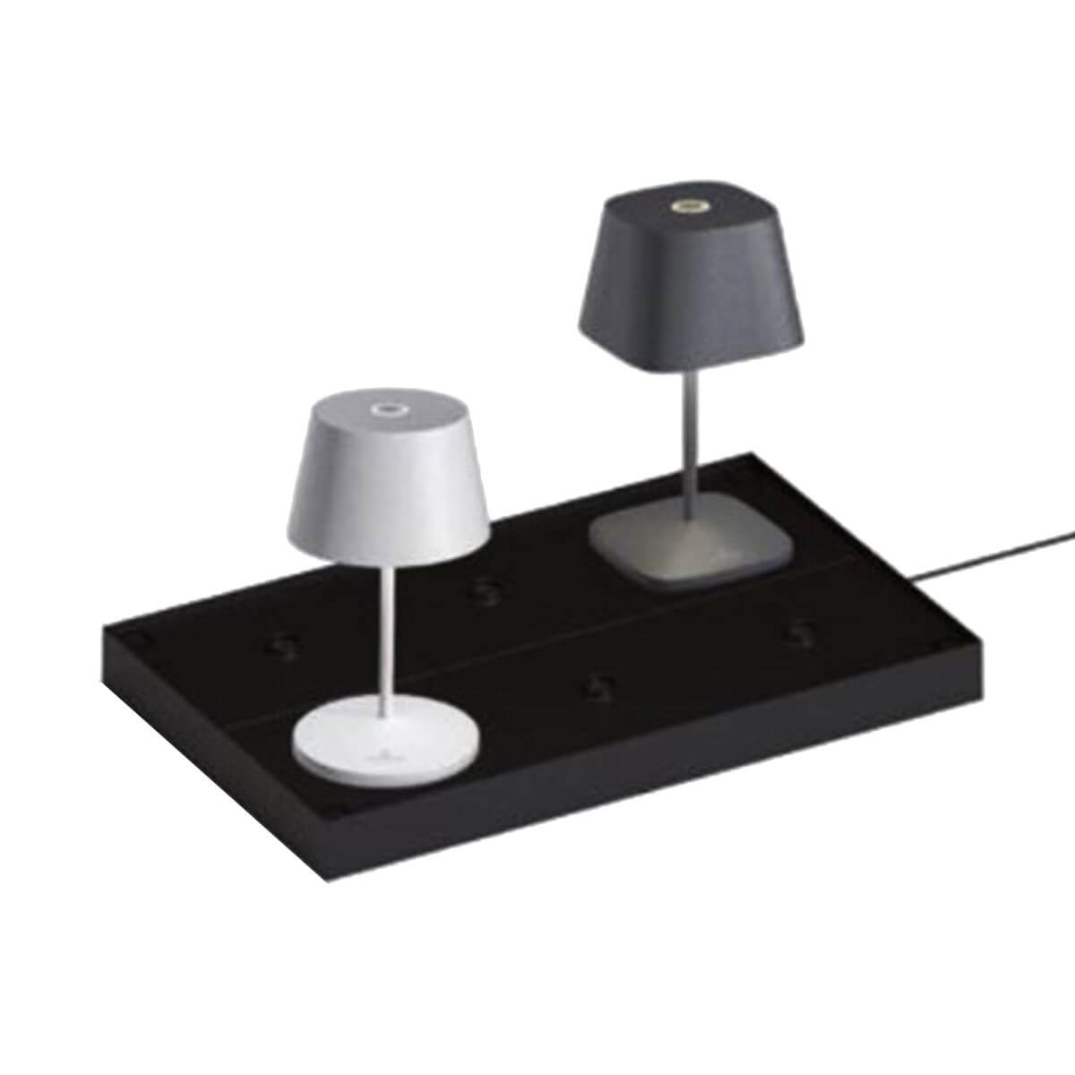Villeroy & Boch 6-fach Ladestation für Seoul & Neapel 2.0, schwarz (Leuchten nicht inbegriffen)