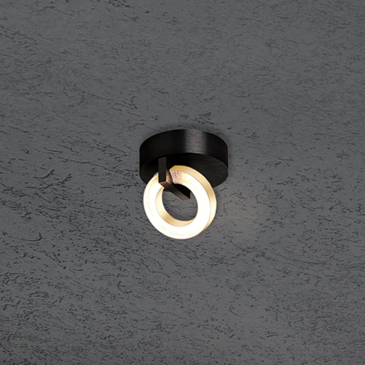 schwarz / Gold eloxal