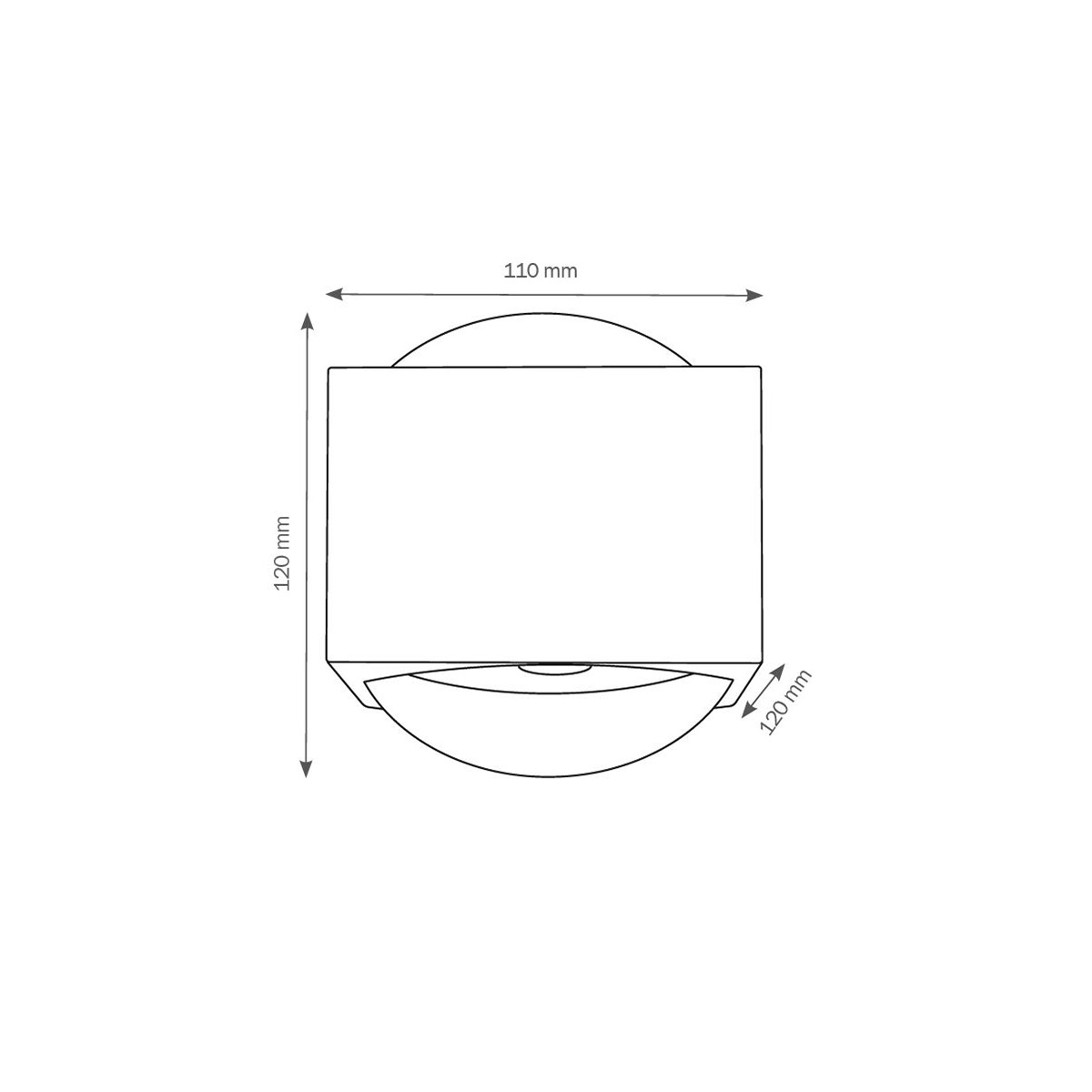 5085 Up & Down LED Wandleuchte