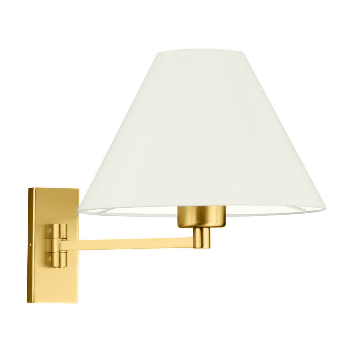 Knapstein Hedi-1 Wandleuchte, Messing poliert / matt