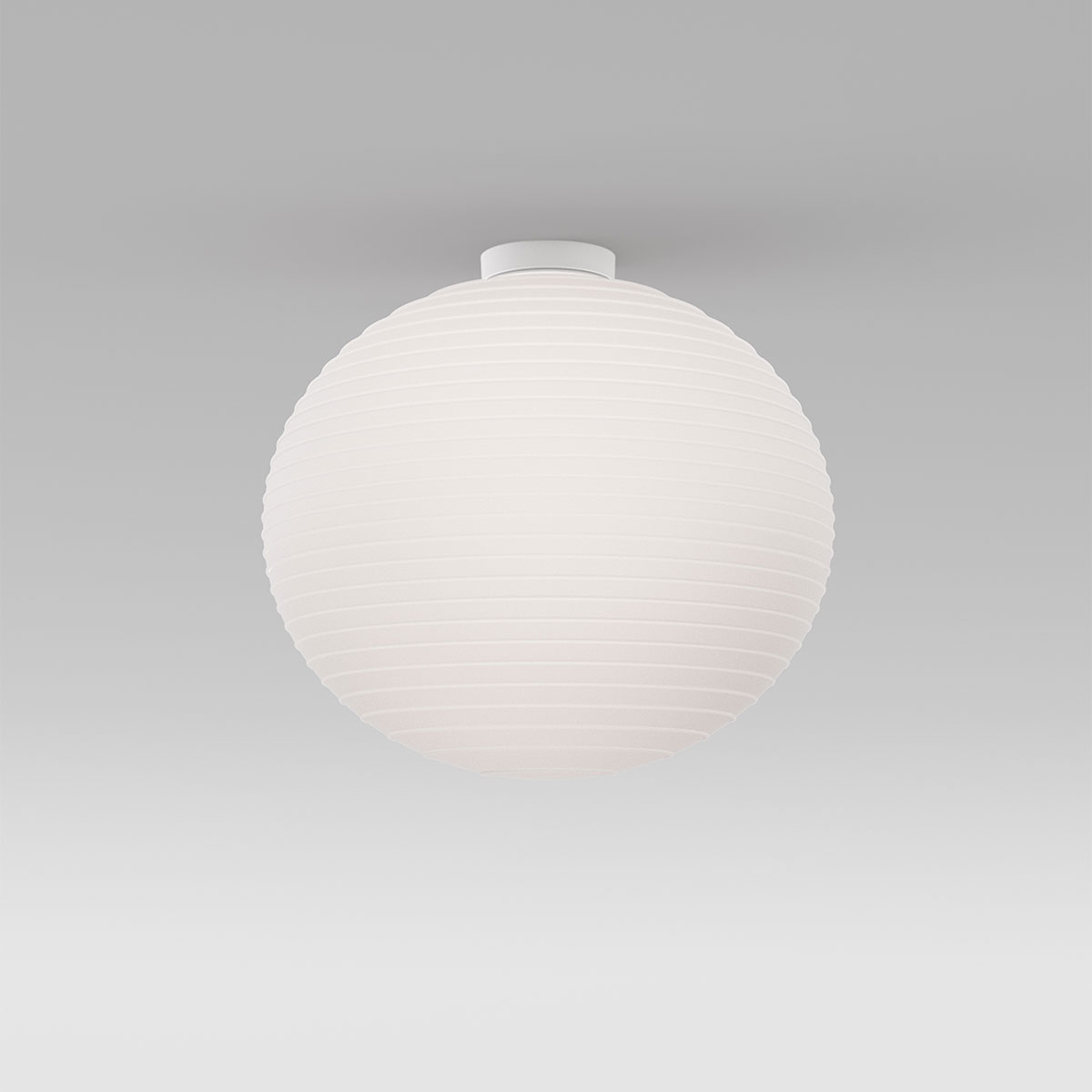 Rotaliana Flow Glass Deckenleuchte, H3, Ø: 43 cm, weiß