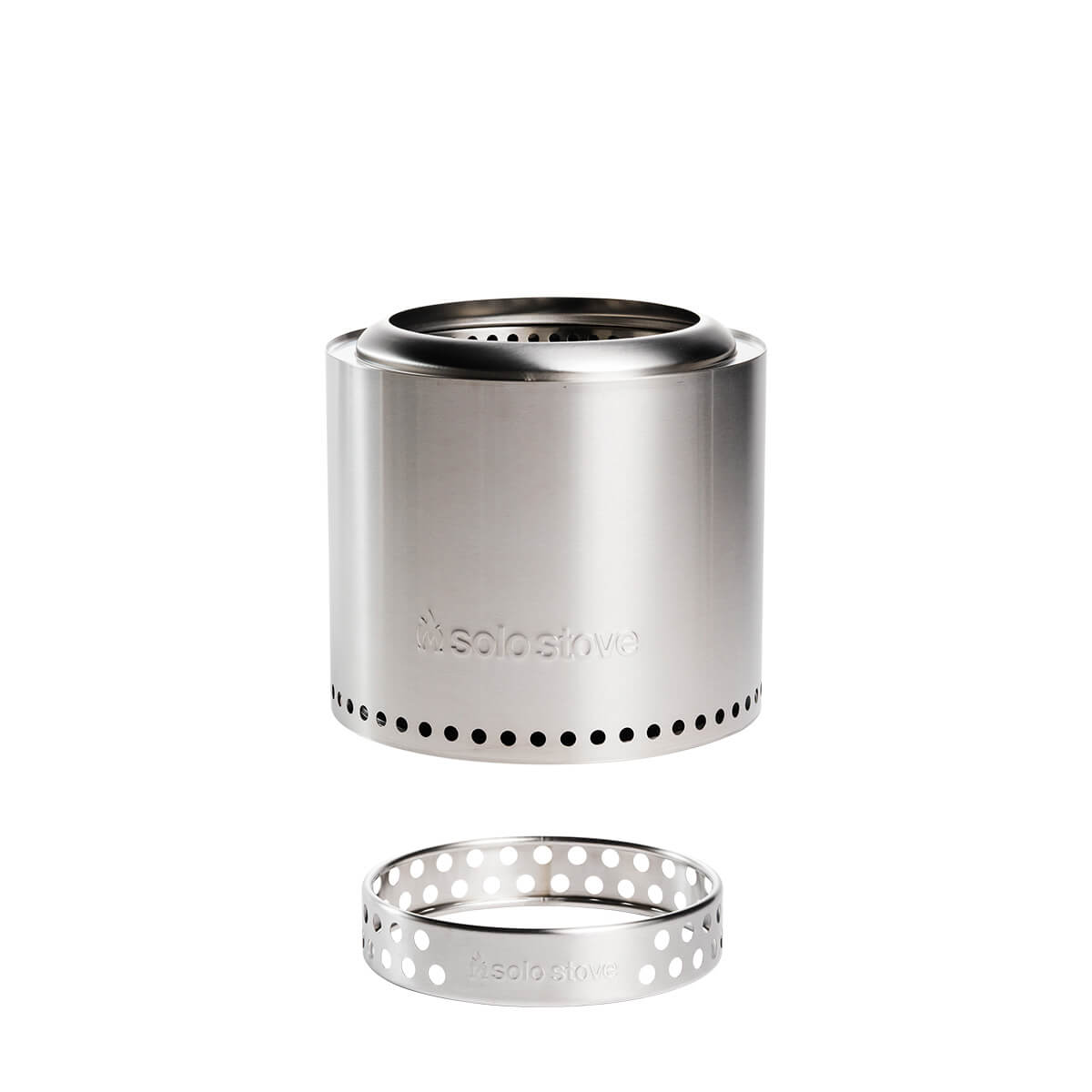 Solo Stove Ranger 2.0 Feuerschale mit Standfuß, Edelstahl (Standfuß inbegriffen)