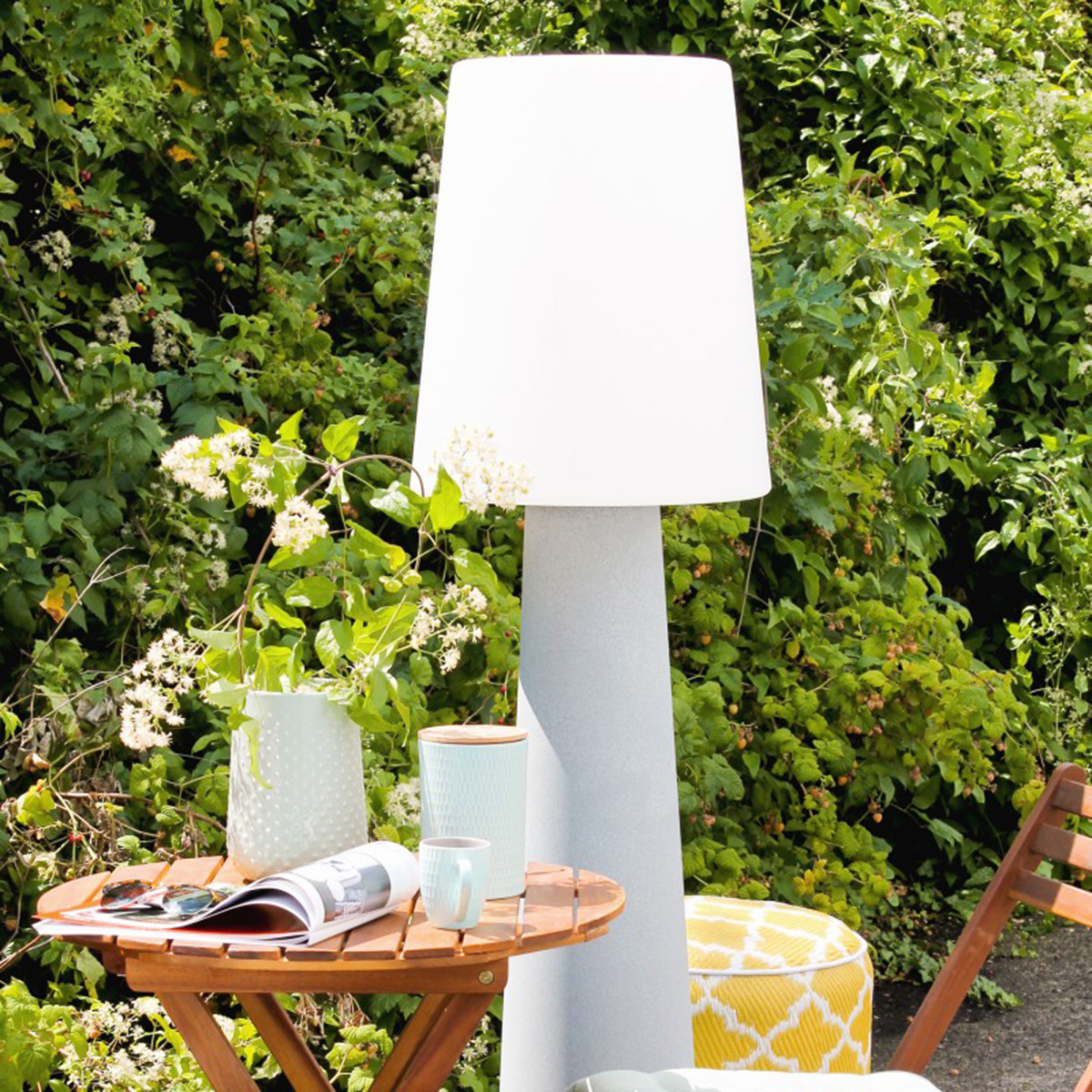 8 seasons design No. 1 Stehleuchte, grau