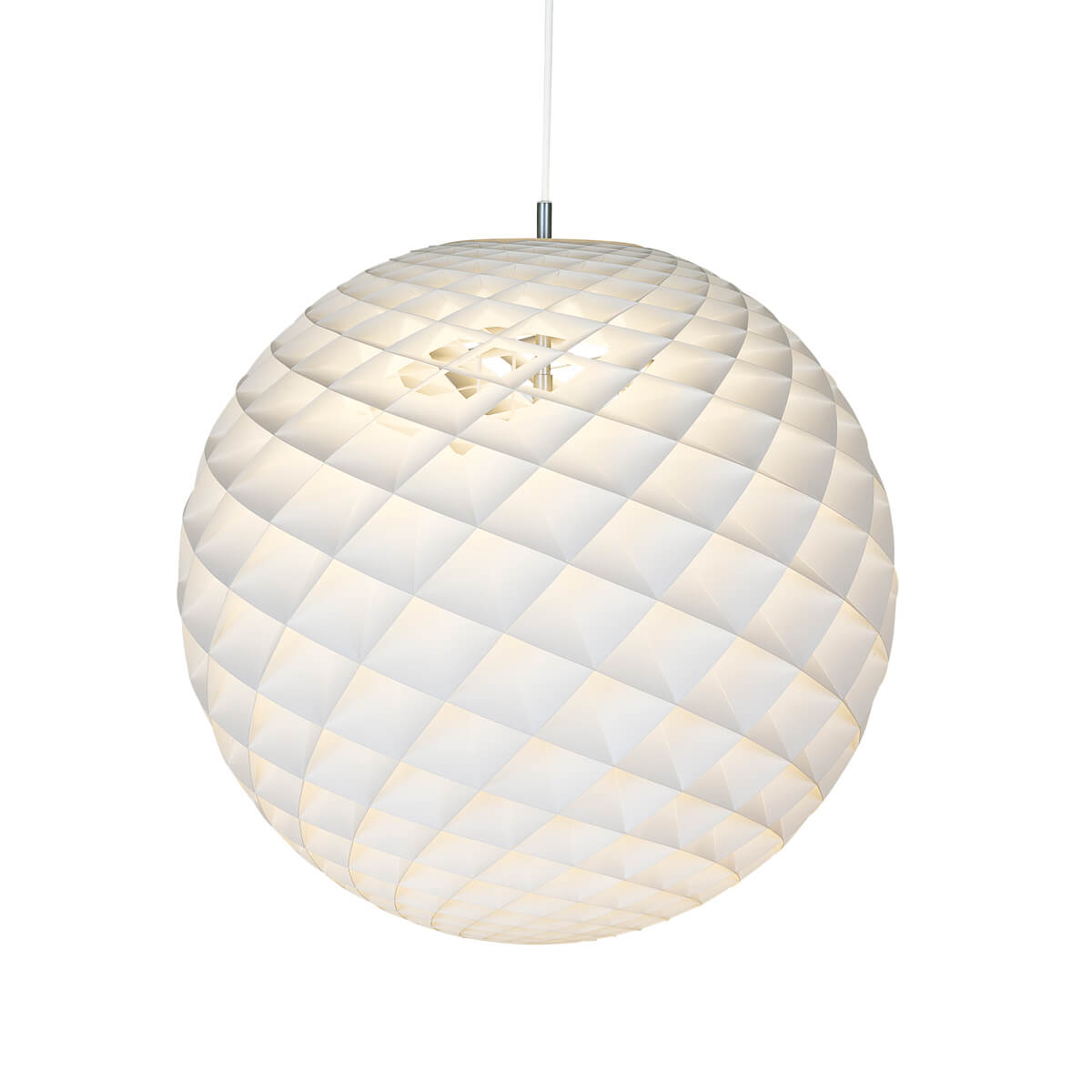 Louis Poulsen Patera Pendelleuchte Ø: 60 cm, weiß matt