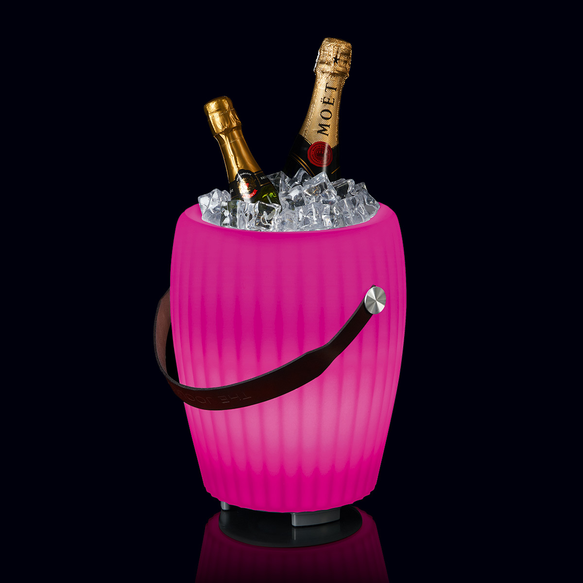 Joouls The Joouly Bowl M LED Akkuleuchte, Bluetooth Lautsprecher & Weinkühler, weiß, Farblichtfunktion