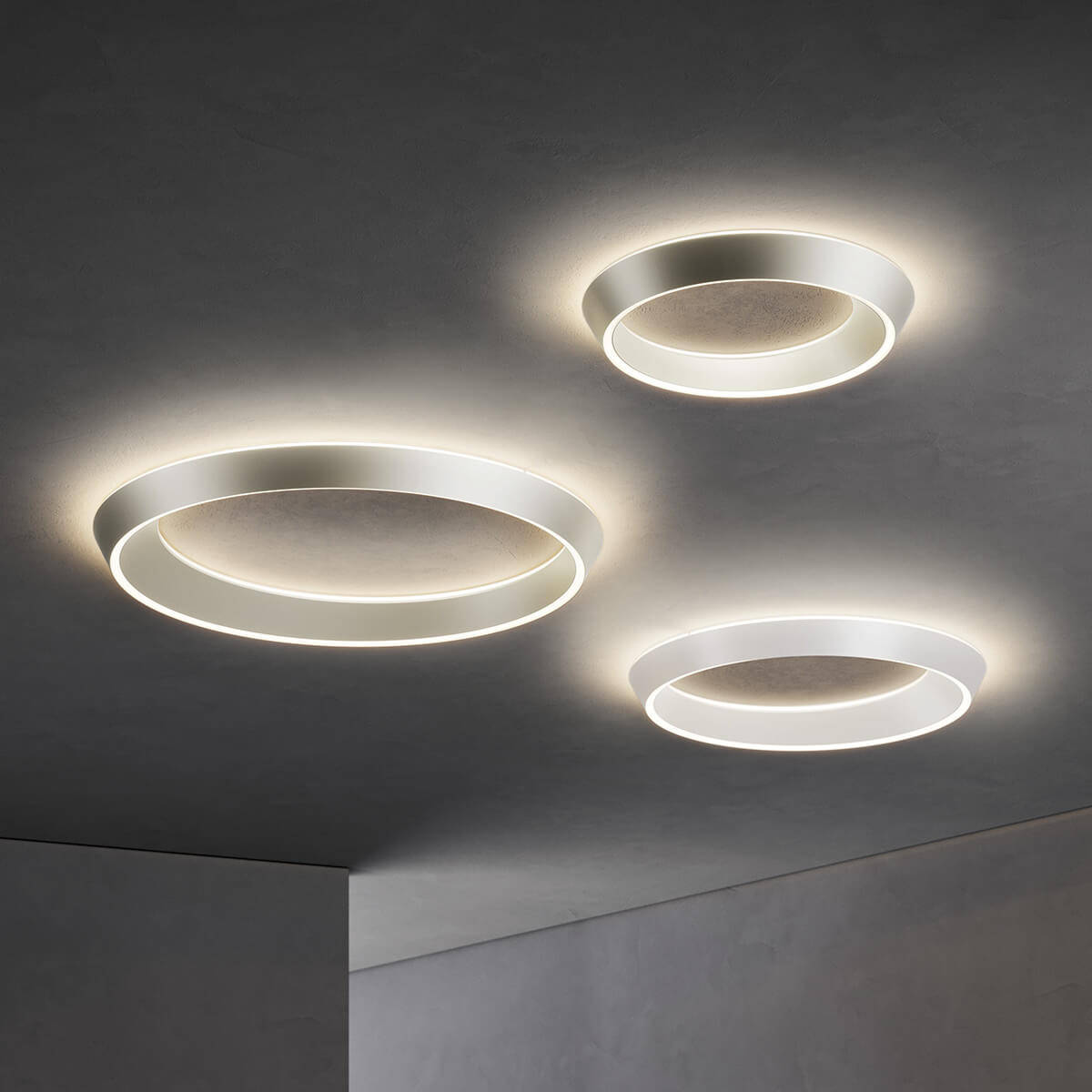 Lodes Tidal LED Deckenleuchten, Ø: 45, 60 und 75 cm, Leuchtenfamilie