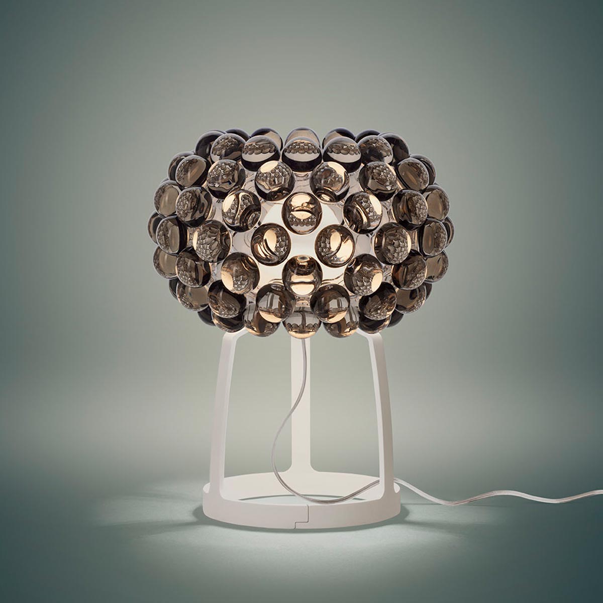 Foscarini Caboche Plus LED Tavolo, grau