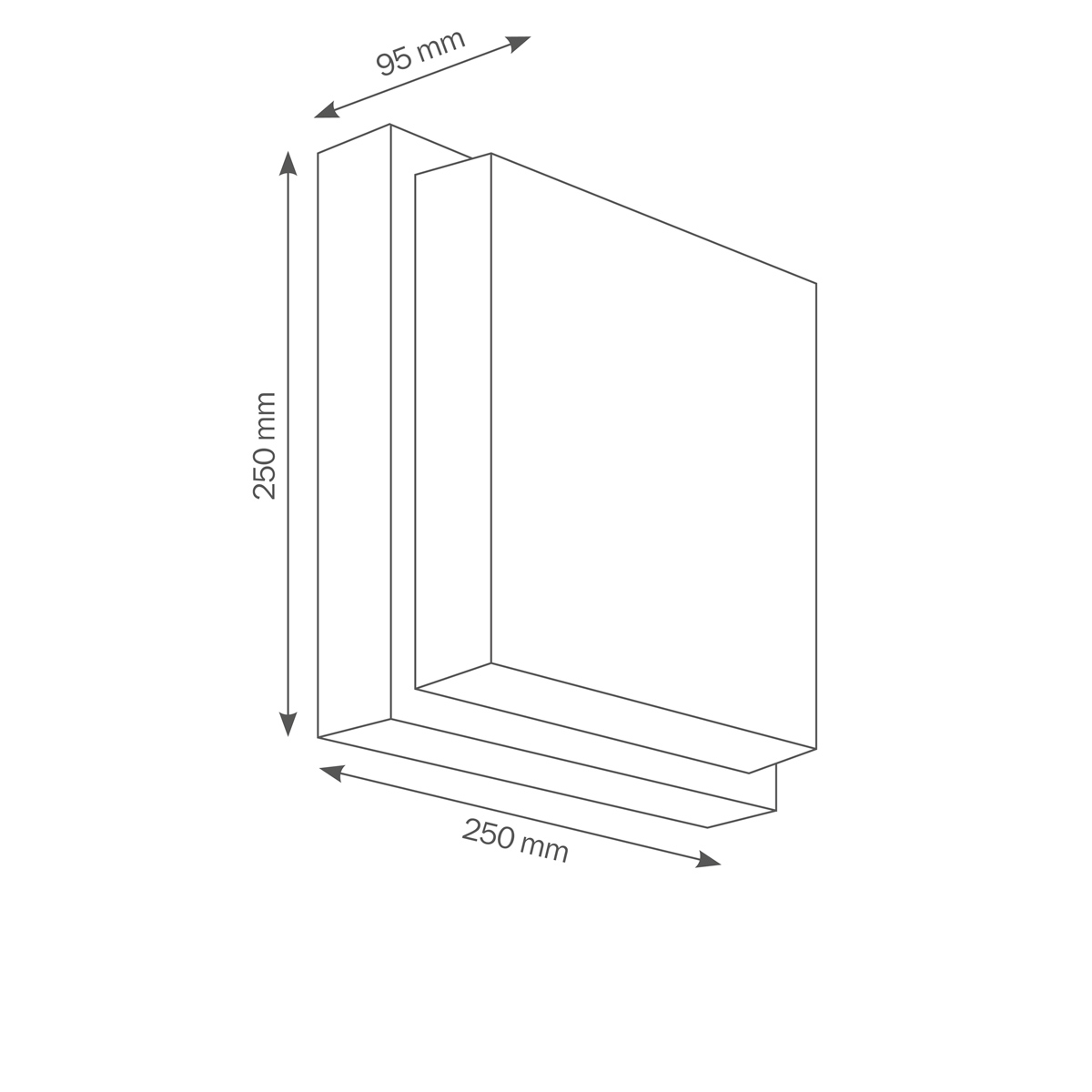 LCD Außenleuchten 046 Wandleuchte